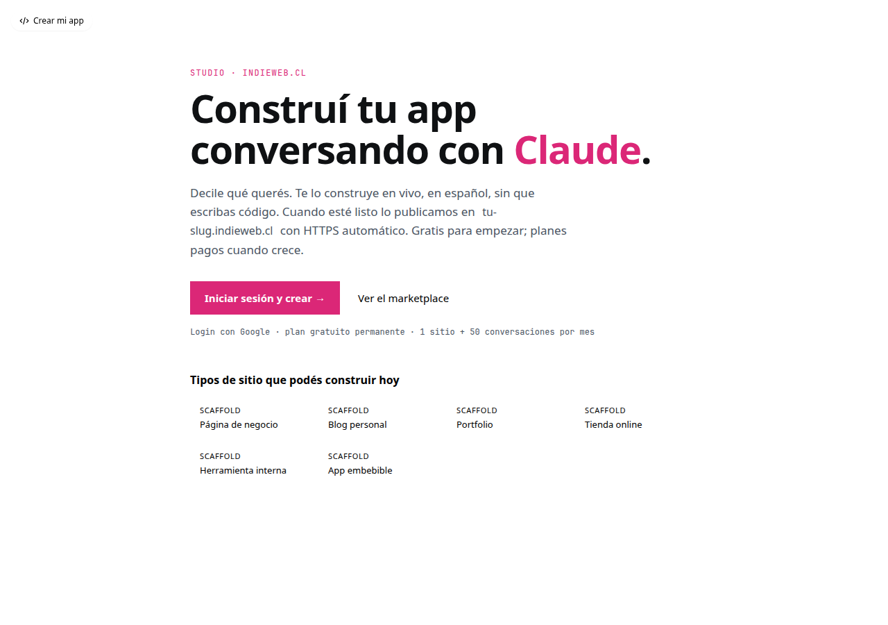 Captura archivada de apps.indieweb.cl