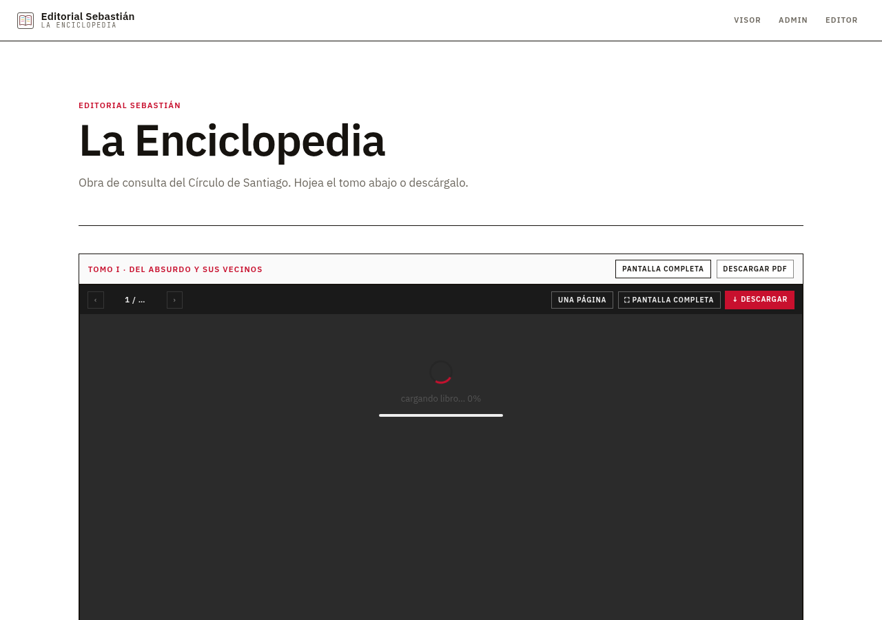 Captura archivada de enciclopedia.circulodesantiago.cl