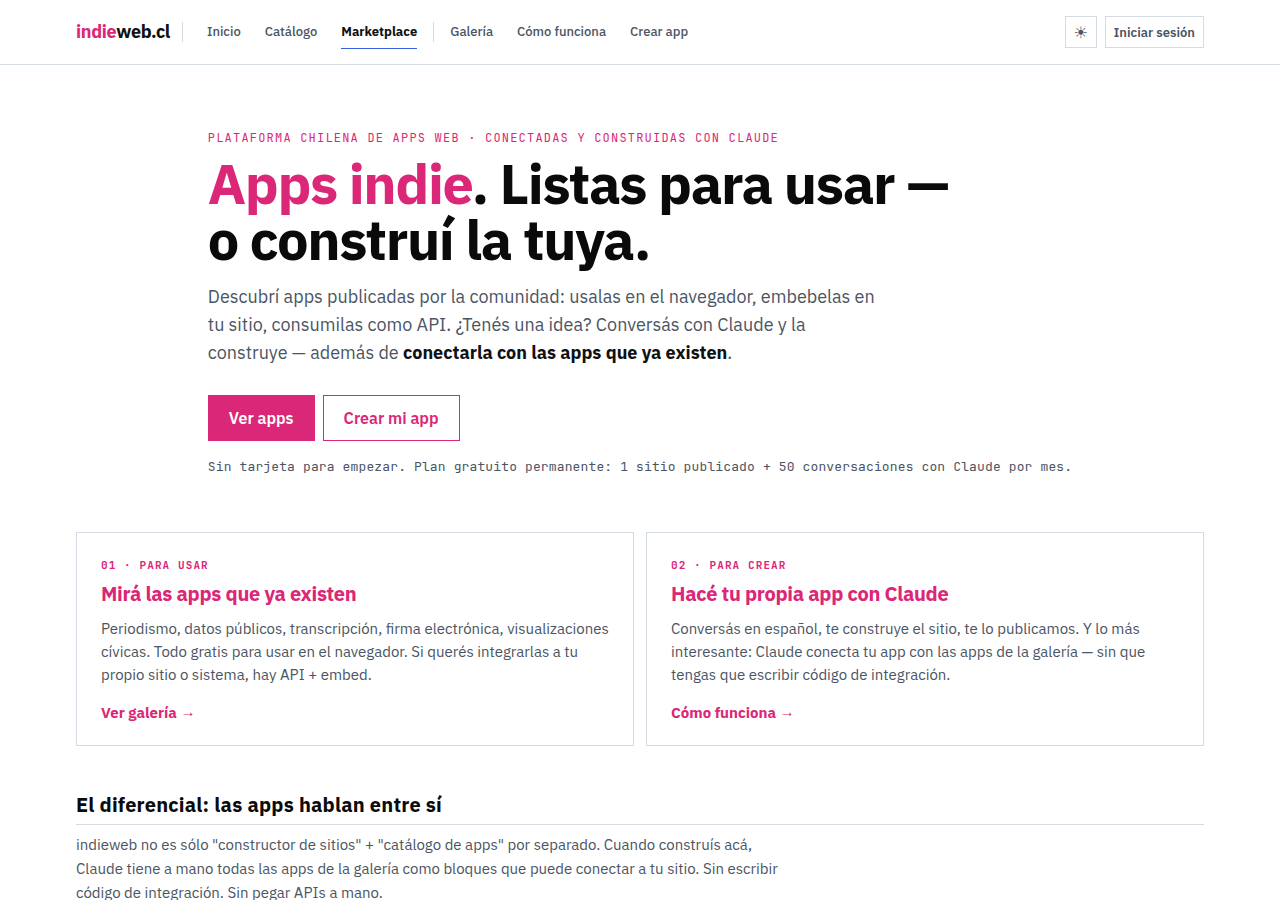 Captura archivada de indieweb.cl
